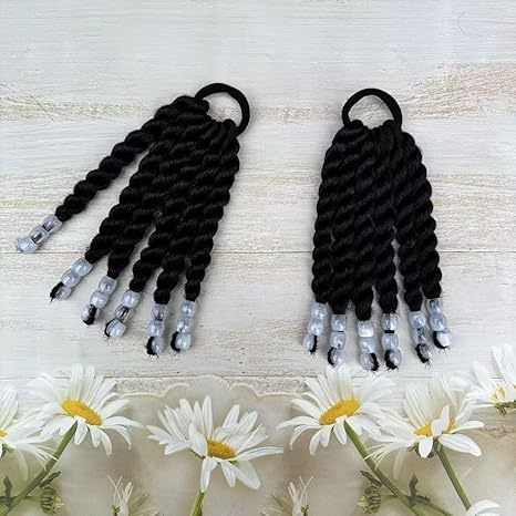 Hair Tinsel Extensions 12 Pcs Colorful Glitter Plastic Material Clip-in 20 Inch Party Kit for Women Girls Kids