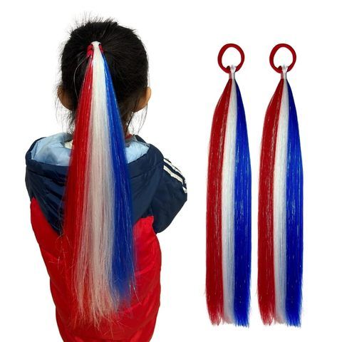 Hair Tinsel Kit 48 Inch 24 Colors 6000 Strands Heat Resistan view 2