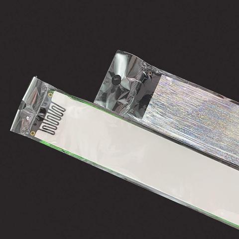 19.7 Inch Straight Clip in Hair Fairy Tinsel Kit Clips on Gl view 5