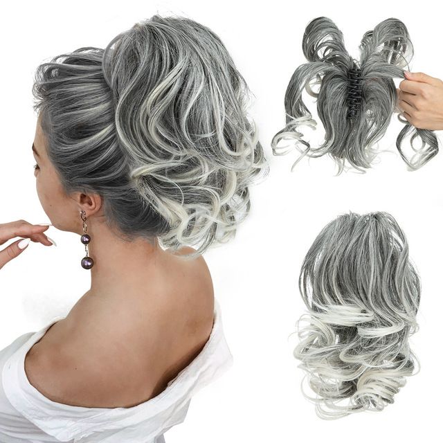 Clip in Bangs Extensions Wispy Natural Black Human Hair Women's Fringe Temples Hairpieces Modern Daily Wear
