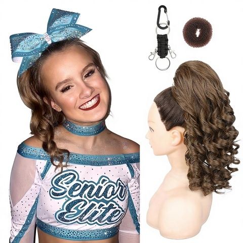 Customizable Cheer Ponytail 14" view 4