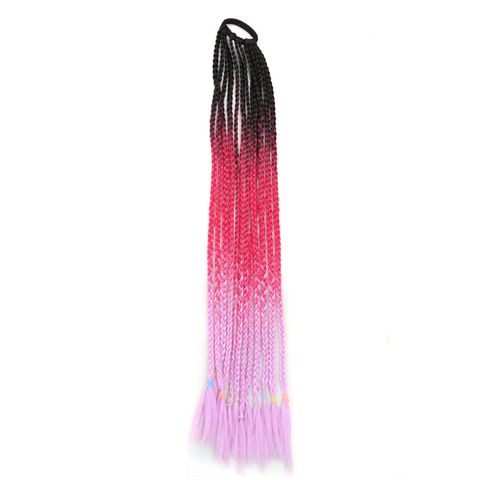 Cross-Border Dreadlock Ponytail Wig Gradient Color 12 Small view 6