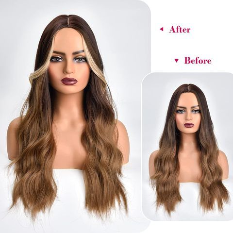 Clip-In Dragon Beard Bangs Long Temples Synthetic Side Fring view 3
