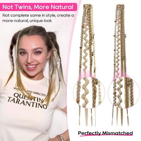 Clip in Braid Extensions 20" view 5
